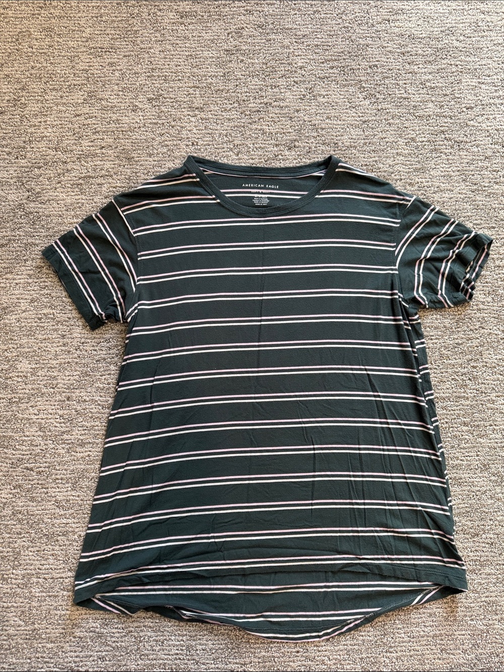American Eagle Outfitters Soft & Sexy Oversized Striped T-Shirt
